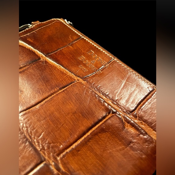 Dooney & Bourke Crocodile Embossed Wristlet Wallet. - Picture 4 of 4